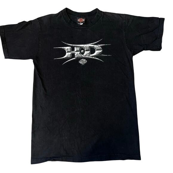 Vintage Harley Davidson Y2K 2000 Pelican Drive Zurich Switzerland graphic Tee M - Picture 2 of 5